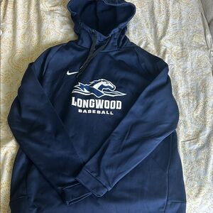Nike Dark Blue Longwood Baseball Hoodie
